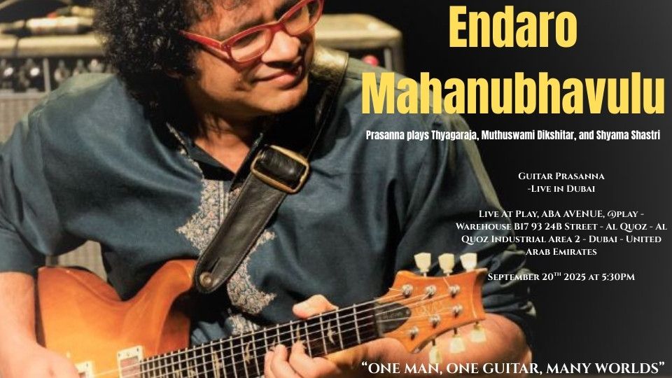 Guitar Prasanna - One Man, One Guitar, Many Worlds, One Evening - Two Concerts