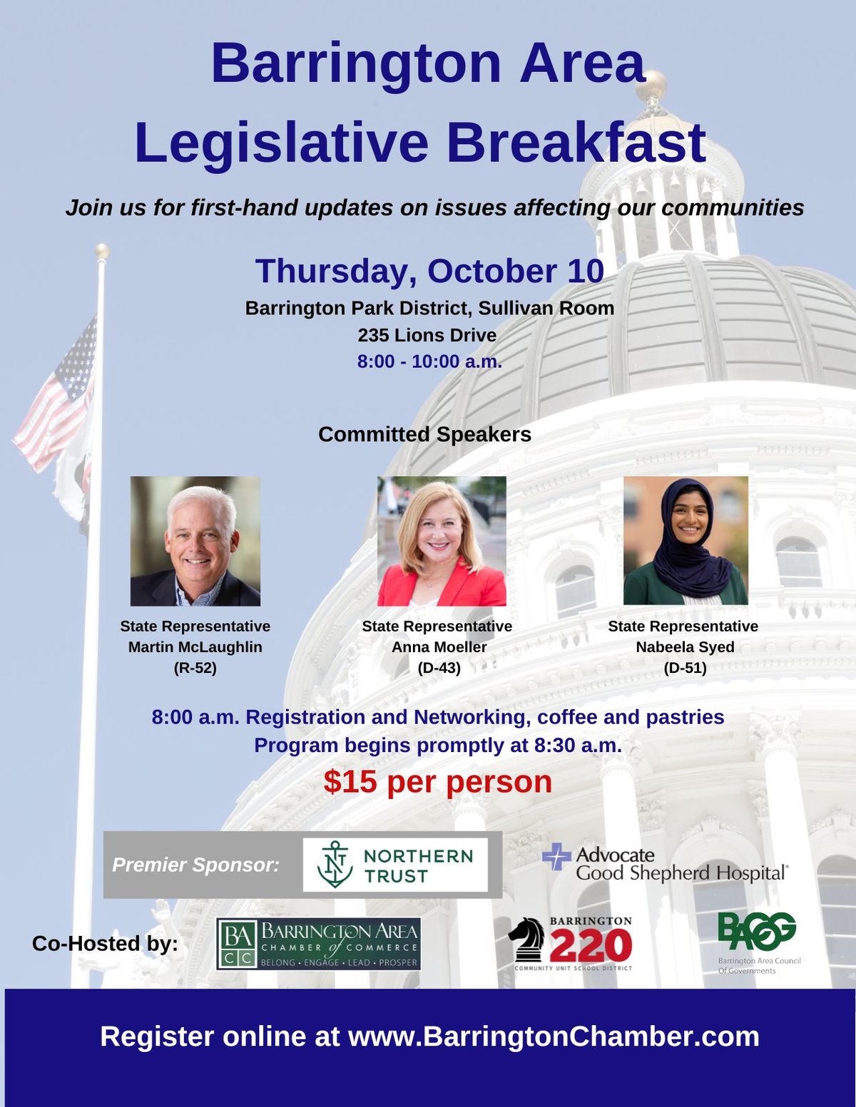 Barrington Area Legislative Breakfast