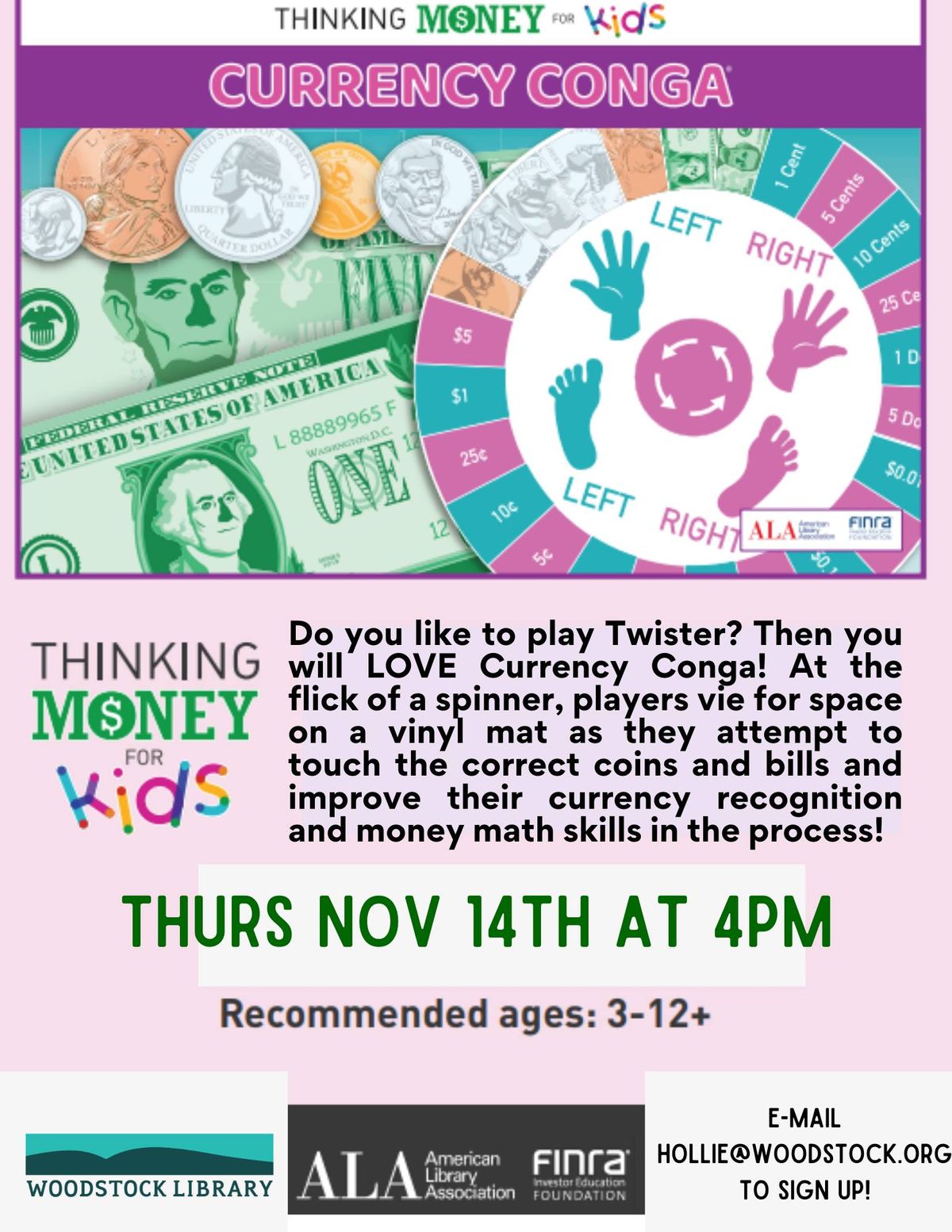 Currency Conga - A Thinking Money for Kids Financial Literacy Program