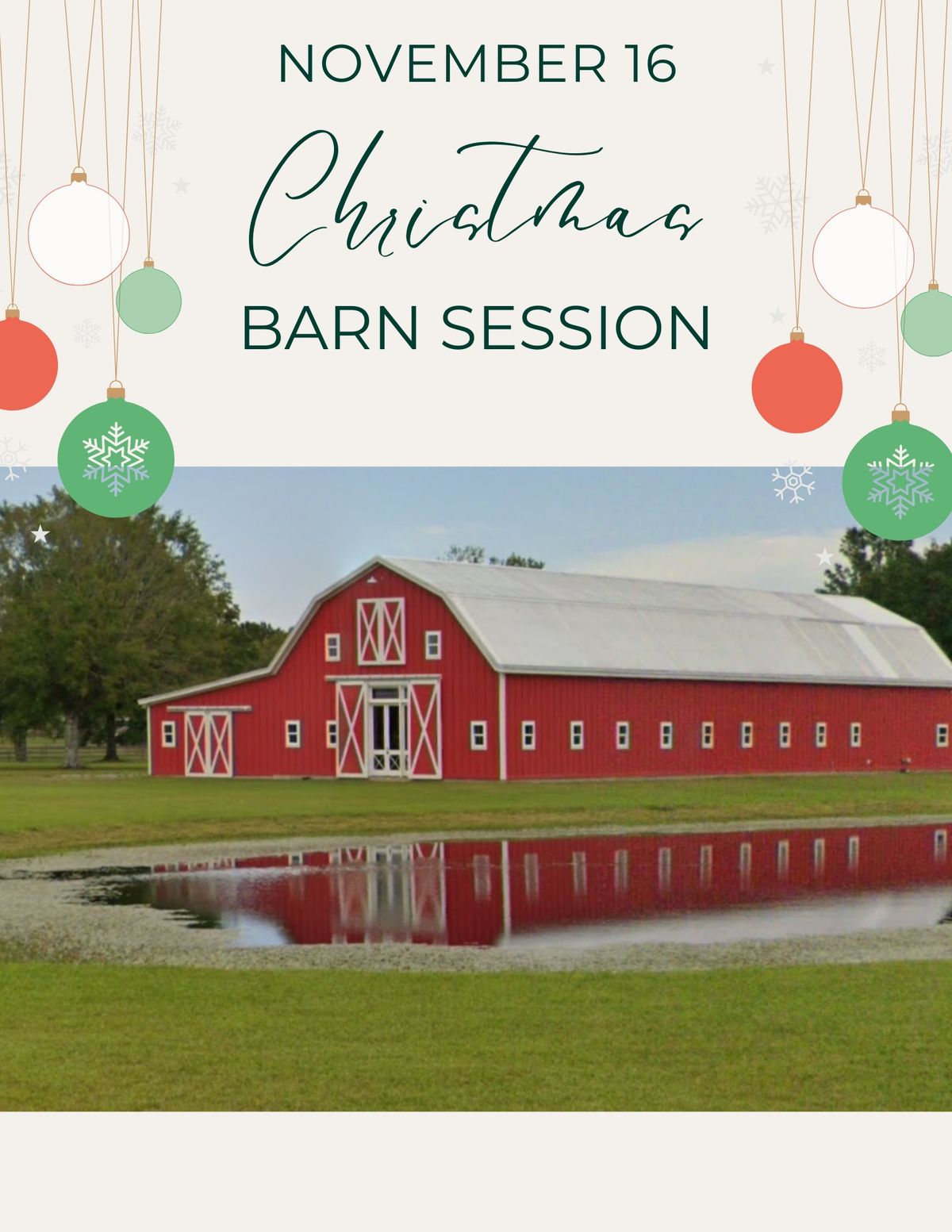 Christmas Photos at the Barn