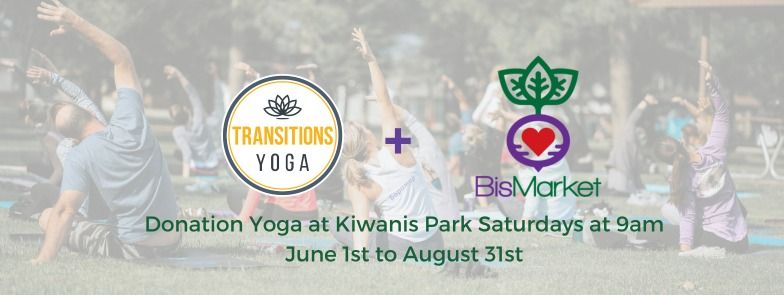 Donation Yoga at the Park before BisMarket