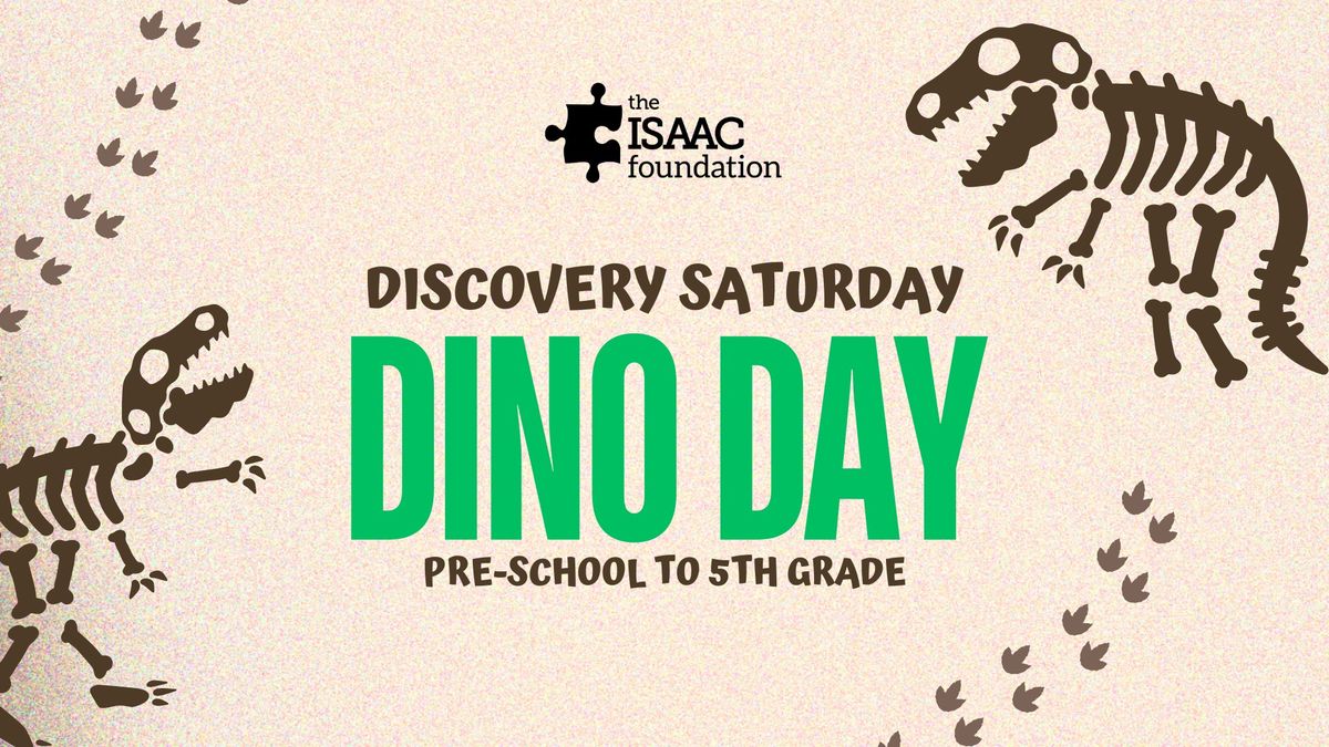 August Discovery Saturday - Dinos!