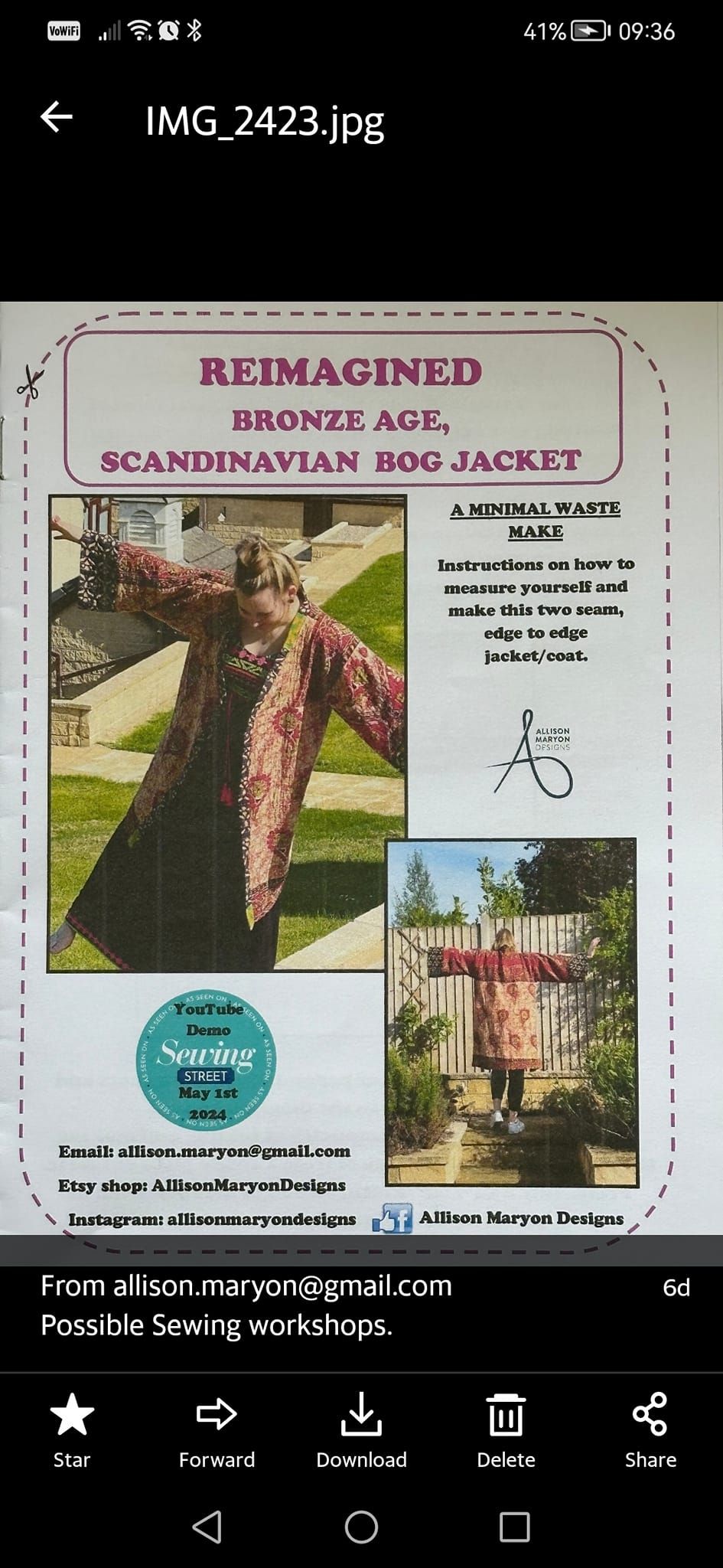 Scandinavian Bog Jacket with Allison Maryon 