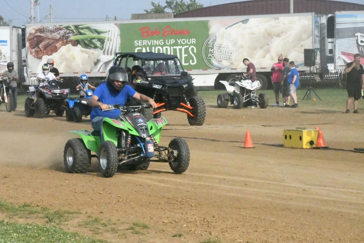 KOI Drag Racing ATV Race at The Clark county Ohio Fair on Wednesday July 23rd