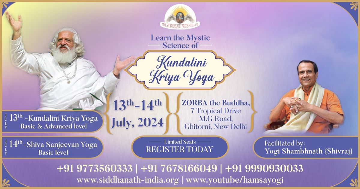 Kundalini Kriya Yoga & Shiva Sanjeevan Yoga