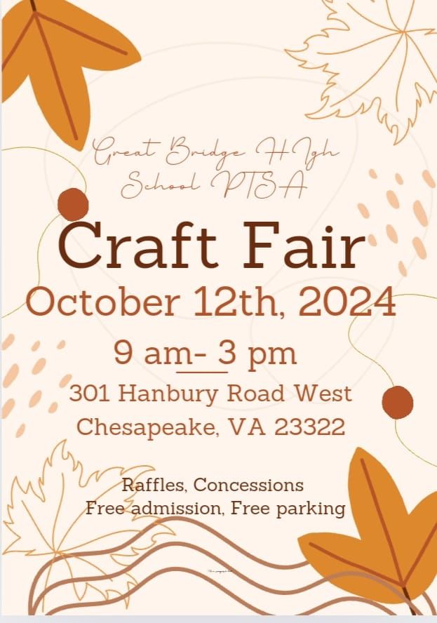 Great Bridge High School Craft Fair