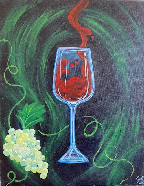 The Perfect Pour: Paint Class! Painted. Studios Folsom