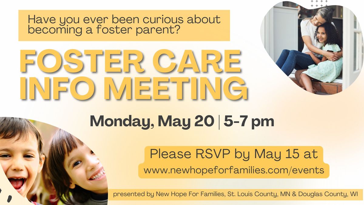 May Foster Care Interest Meeting