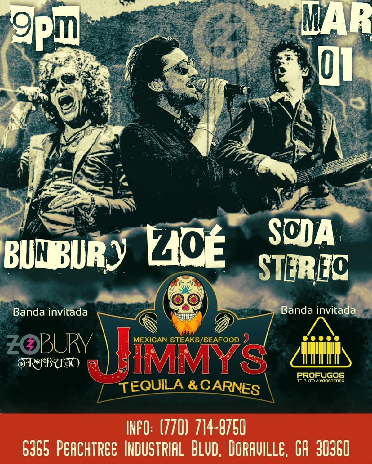 Bunbury, Zo\u00e9, and Soda Stereo