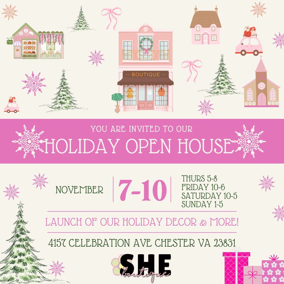 Holiday Open House @ She Chester Boutique