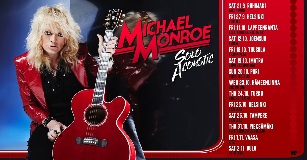 LOPPUUNMYYTY \/ Michael Monroe Solo Acoustic 