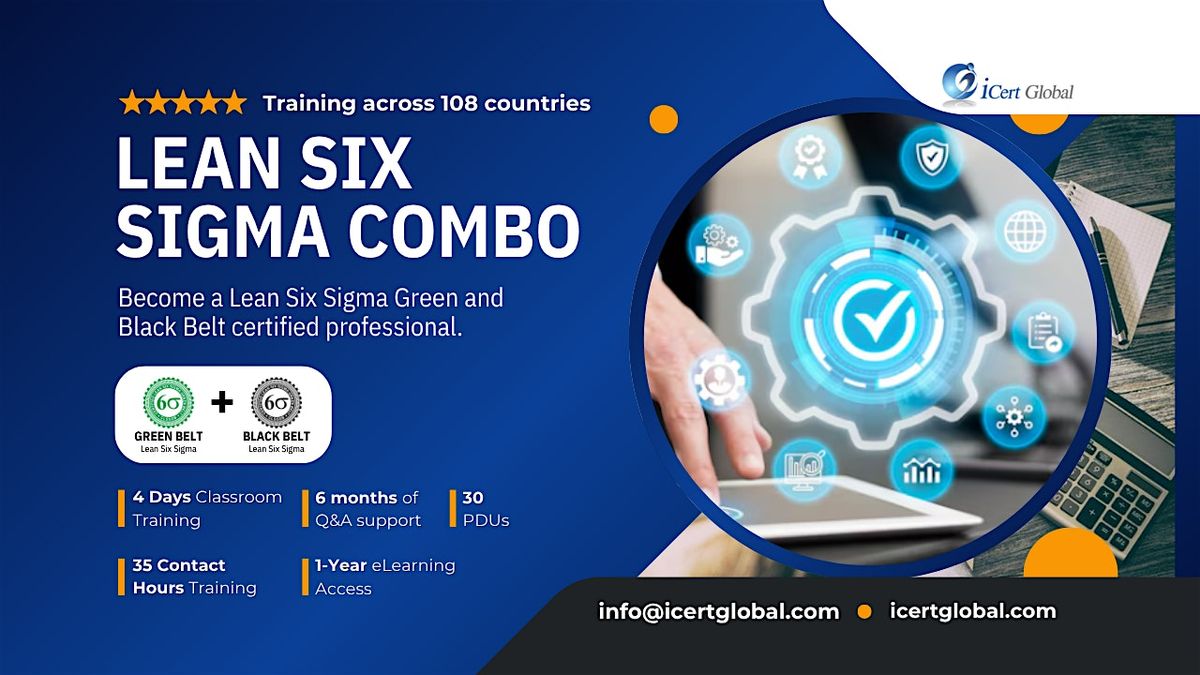 Six Sigma Green & Black Belt Dual Certification in San Martin, CA
