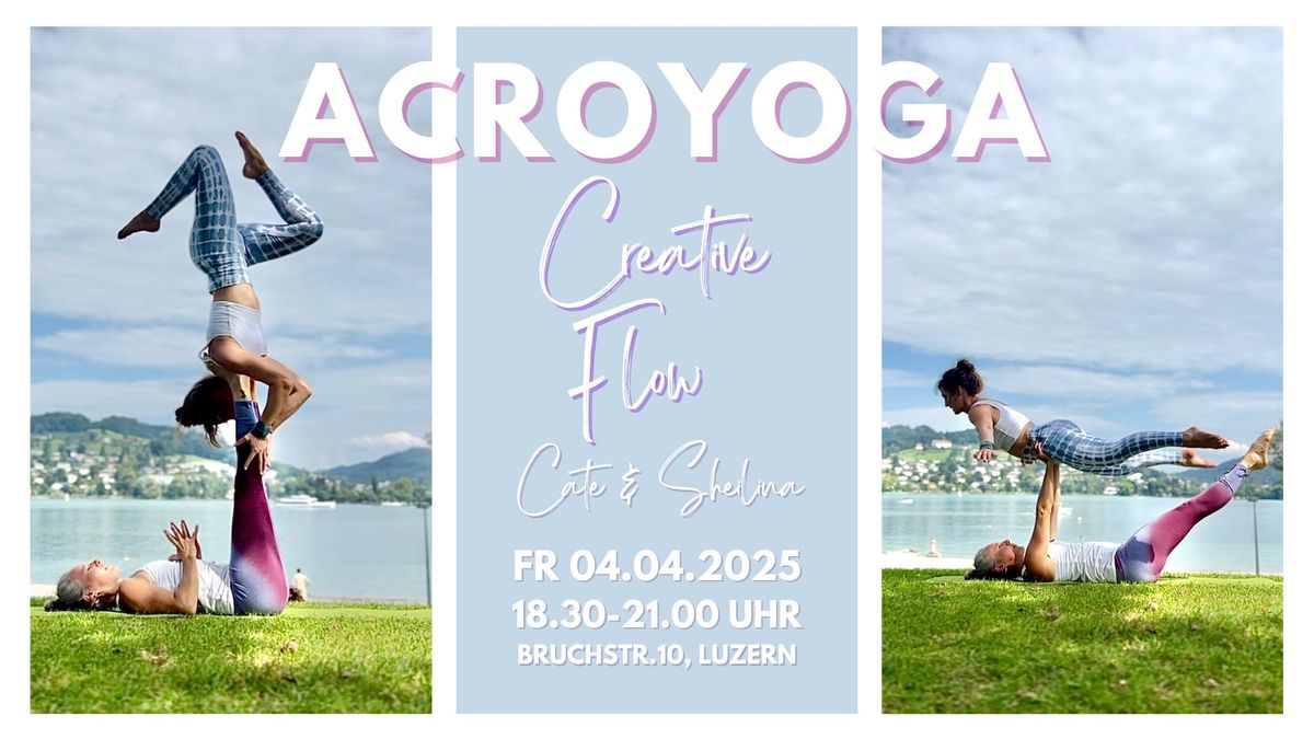 AcroYoga Creative Flow Workshop with Sheilina & Cate