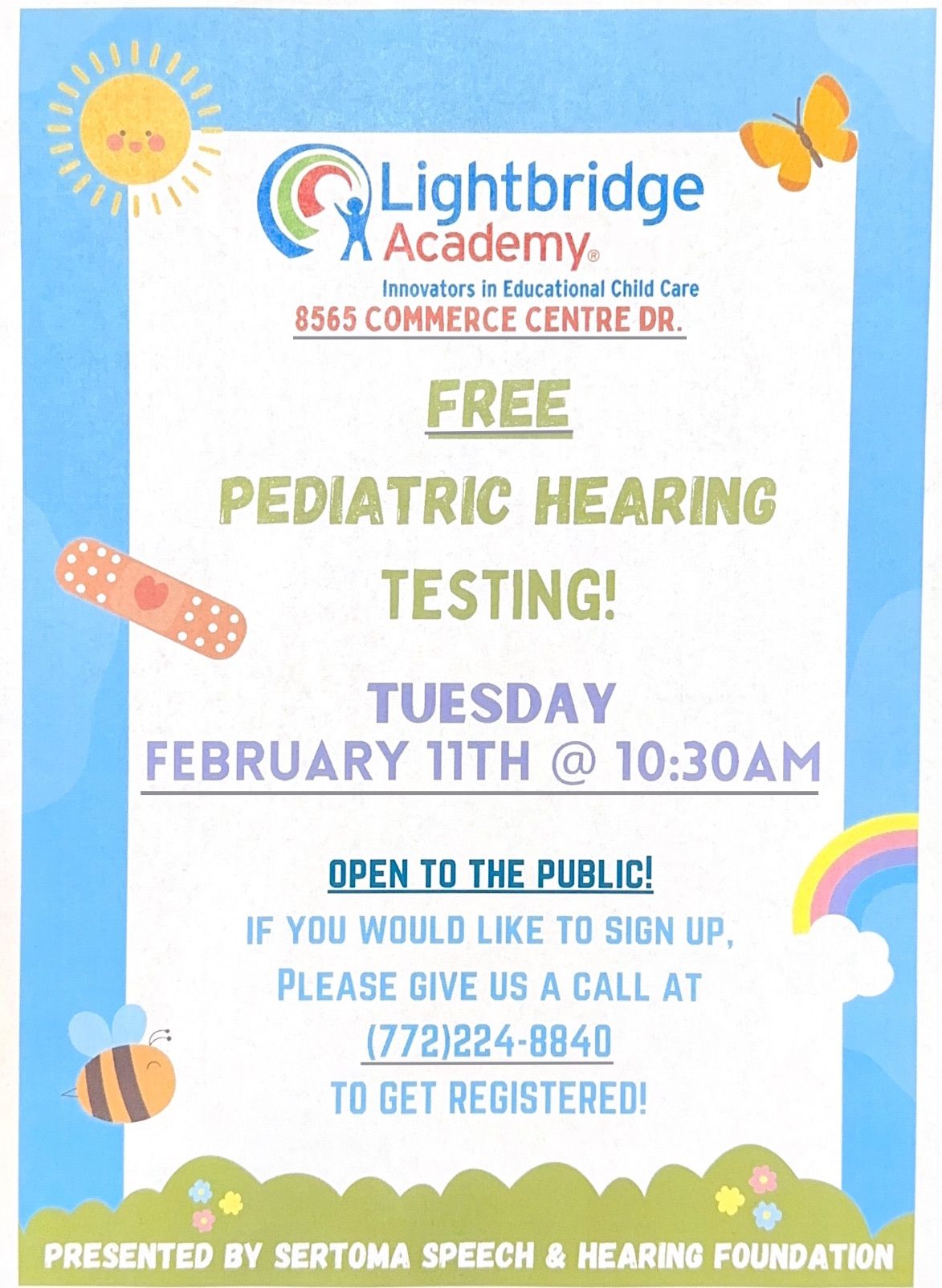 FREE Hearing Screening for Children