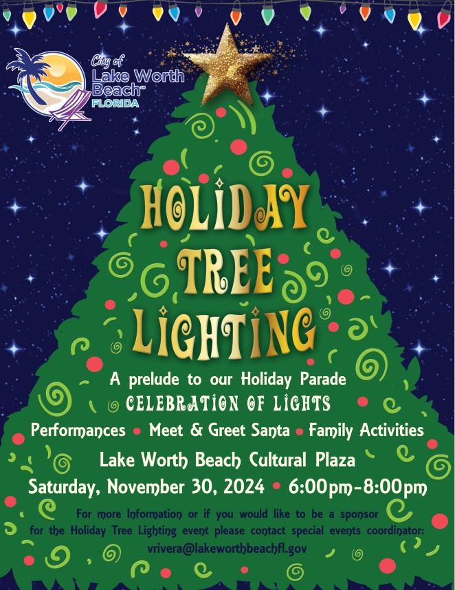 Lake Worth Beach Holiday Tree Lighting