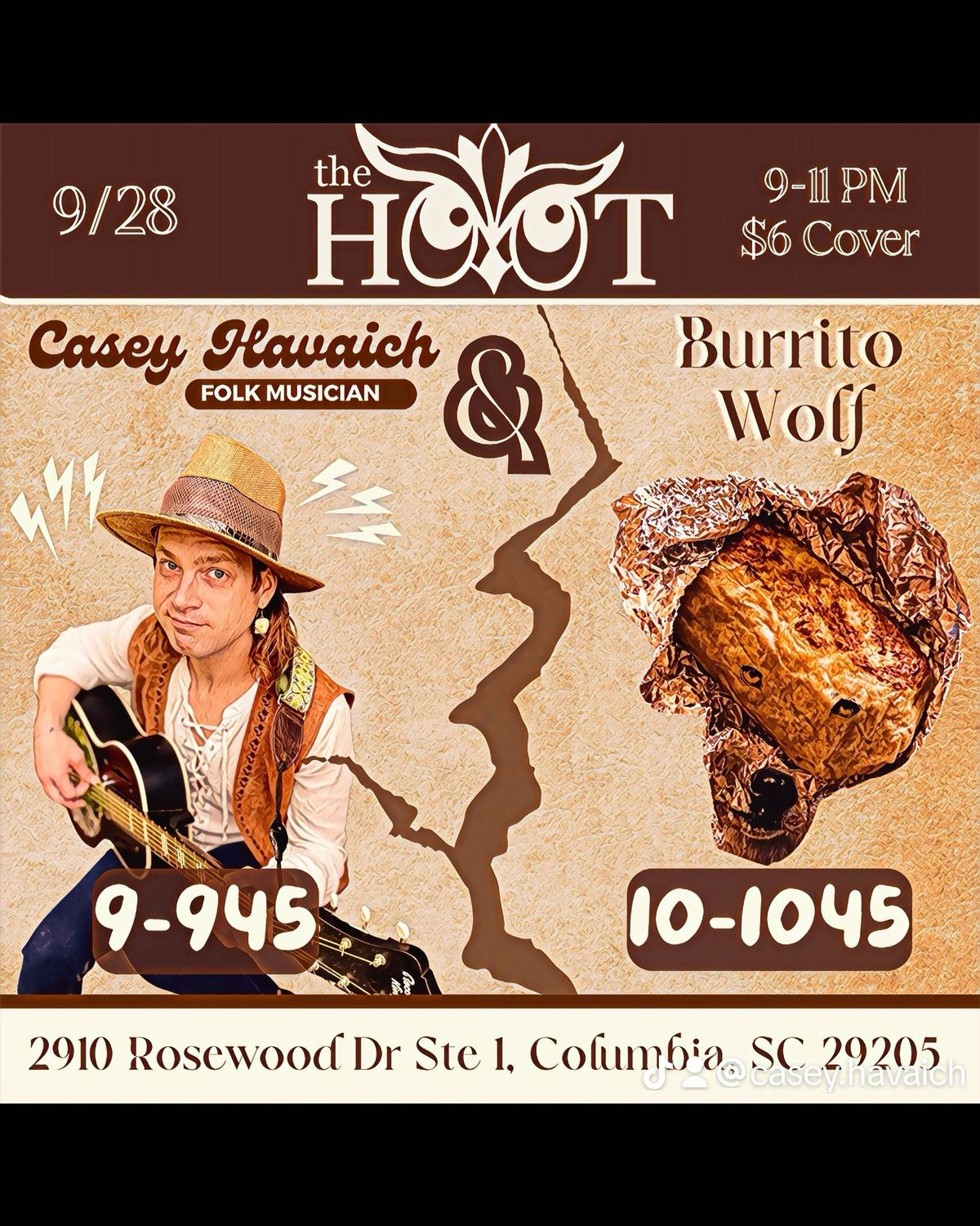 Casey Havaich & Burrito Wolf live @ The Hoot