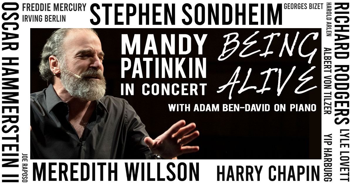 Mandy Patinkin in Concert: Being Alive with Adam Ben-David on Piano - Presented by Blue Note