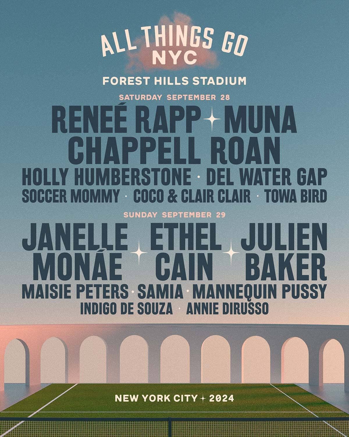 2025 All Things Go Festival NYC - Saturday at Forest Hills Stadium at West Side Tennis Club