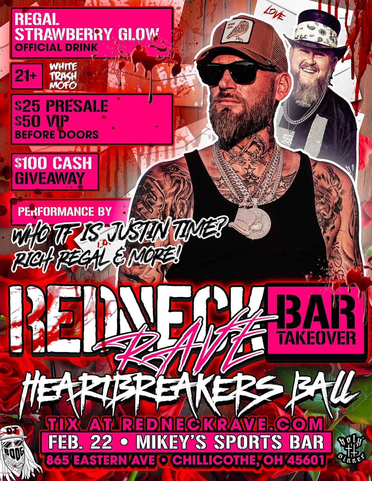 WTMF presents REDNECK RAVE BAR TAKEOVER (HEARTBREAKERS BALL)