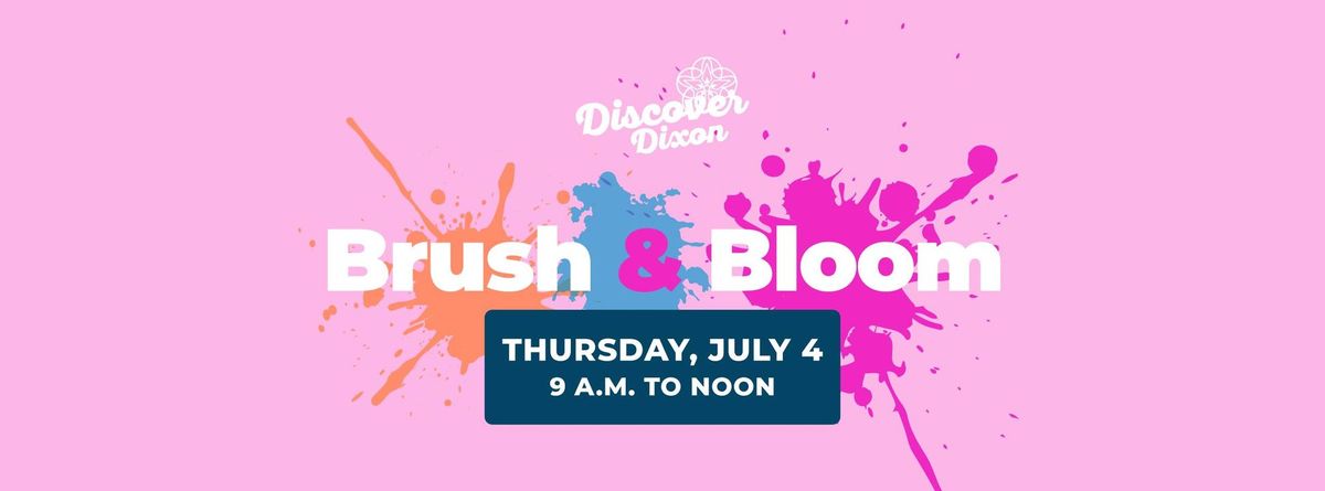 Brush & Bloom Community Painting Event