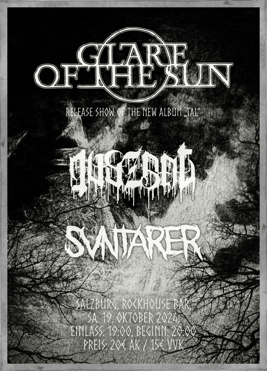 Glare of the Sun - "TAL" album release show w\/ auszaat & Svntarer