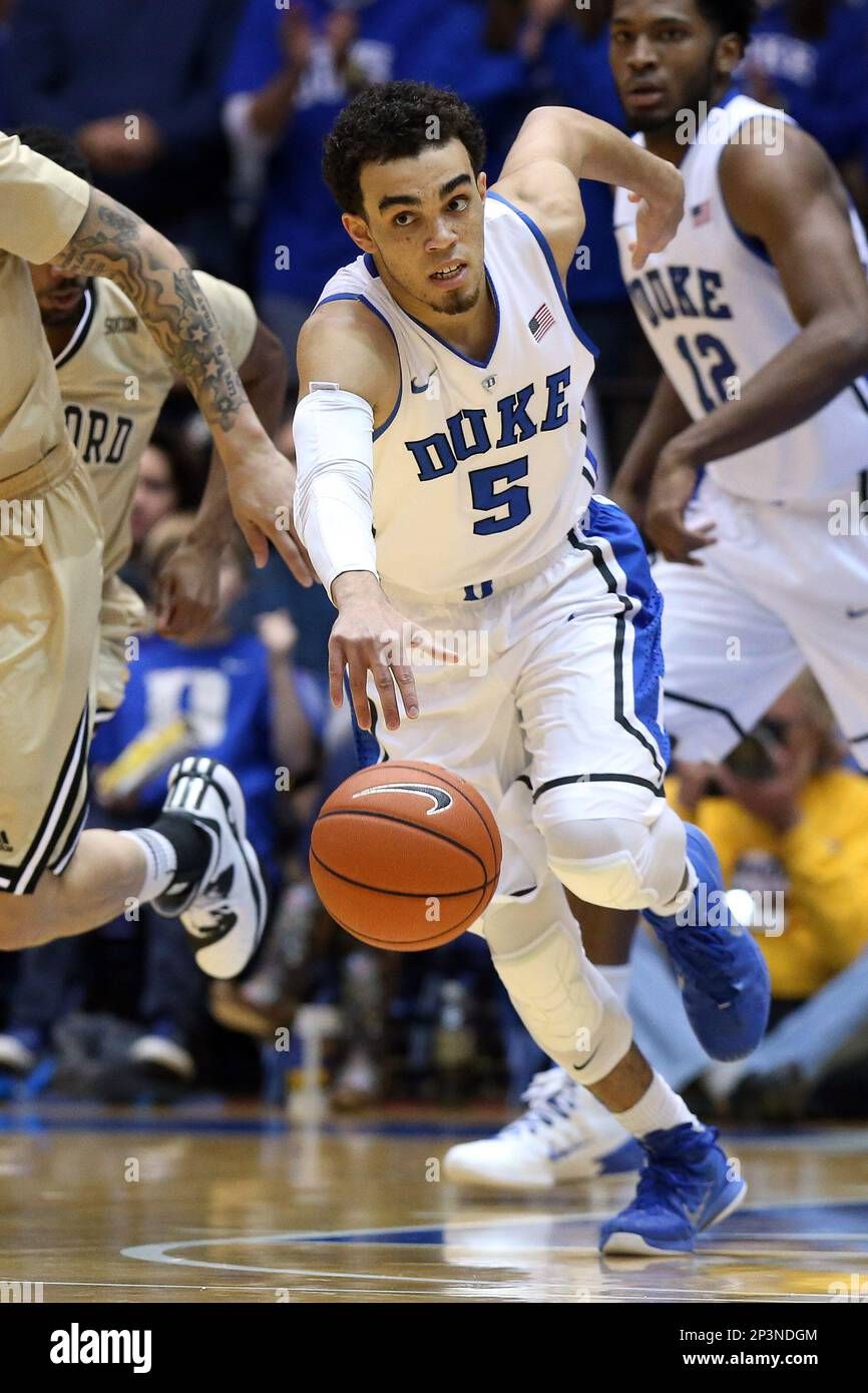 Wofford College Terriers at Duke Blue Devils Mens Basketball