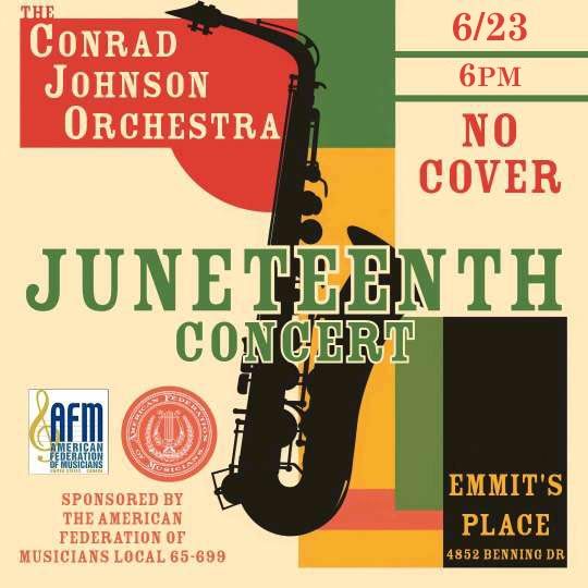 Conrad Johnson Orchestra Juneteenth Celebration at Emmit's Place