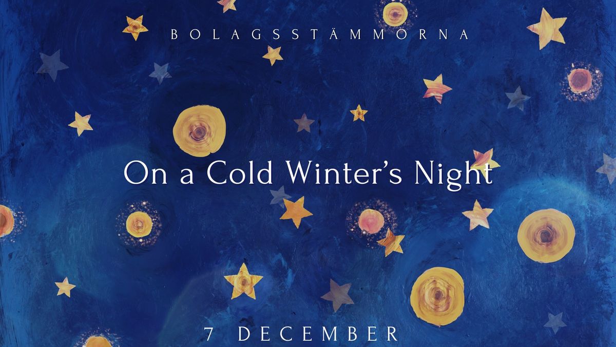 On a Cold Winter's Night - Bolagsst\u00e4mmornas julkonsert