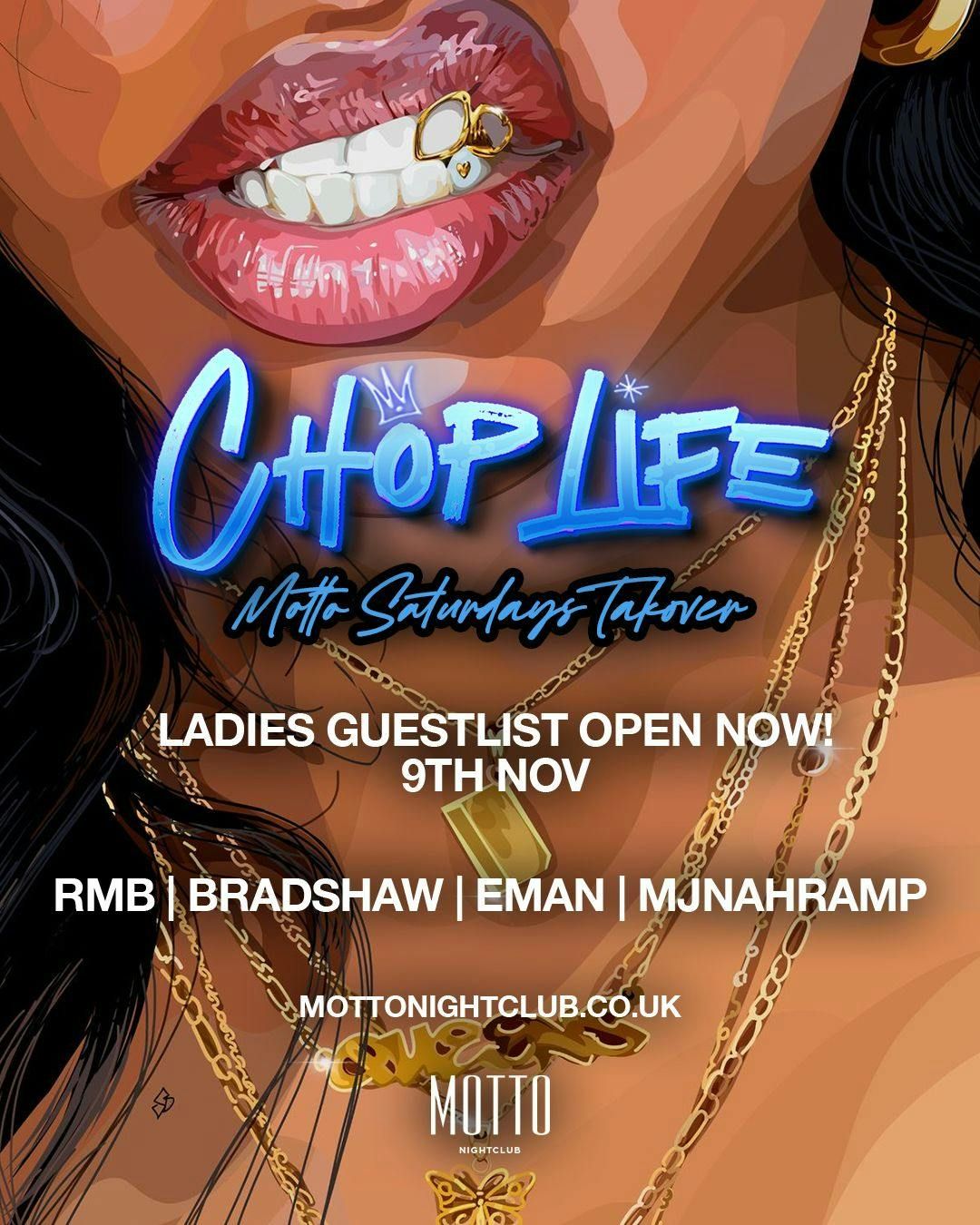 CHOP LIFE @ MOTTO Saturdays 