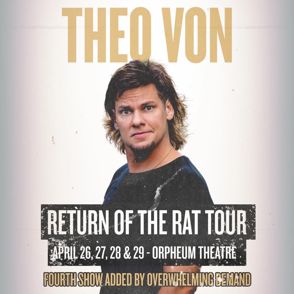 Theo Von Return of the Rat Tour, Orpheum Theatre Phoenix, 27 April 2023