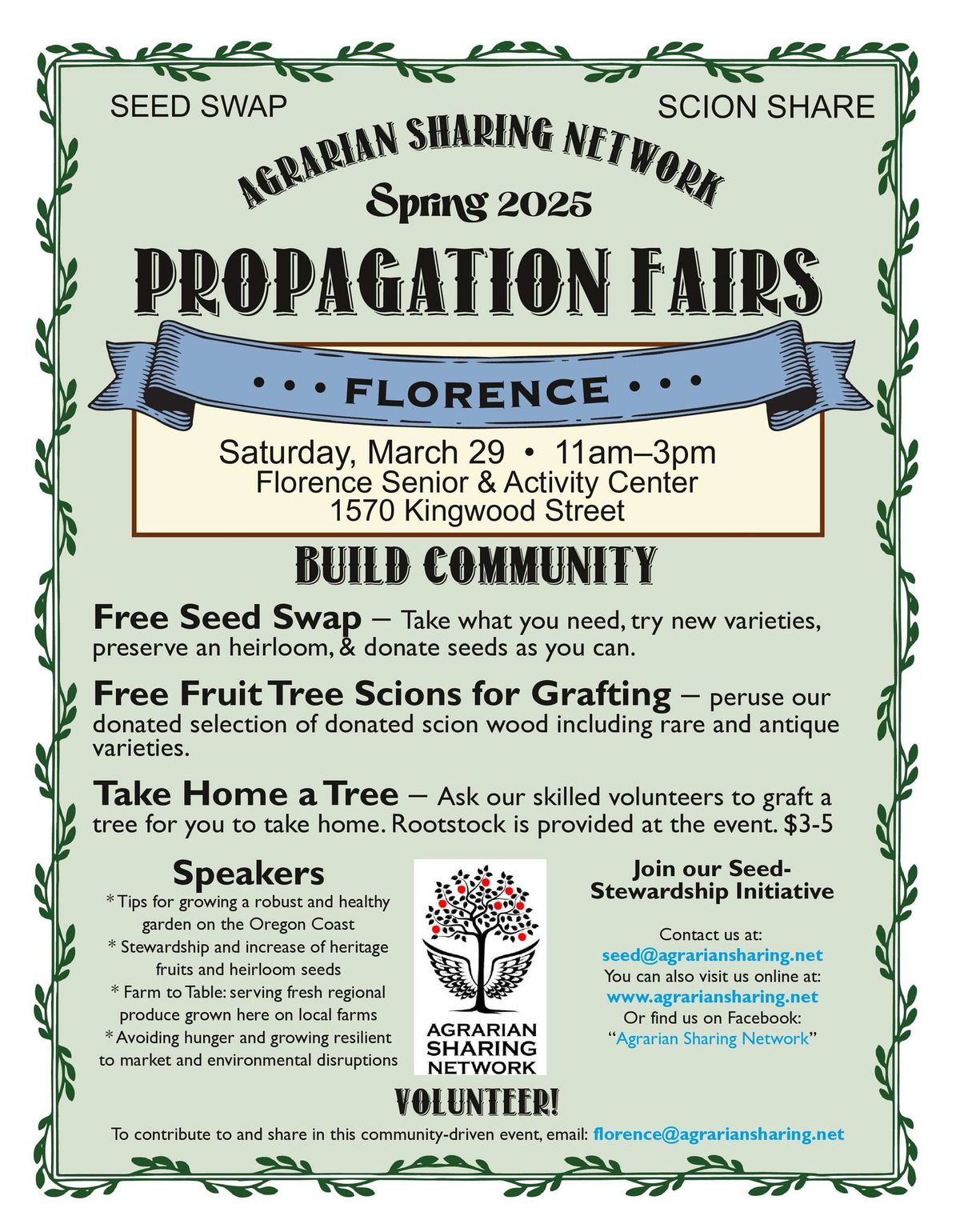 Siuslaw Region Spring Garden Propagation Fair