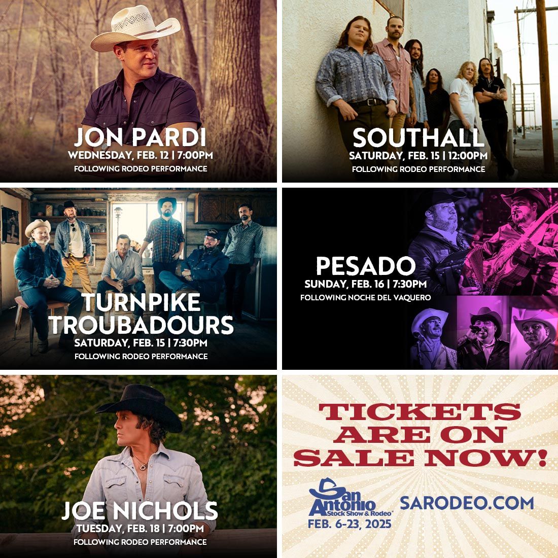 San Antonio Stock Show and Rodeo - Joe Nichols Tickets