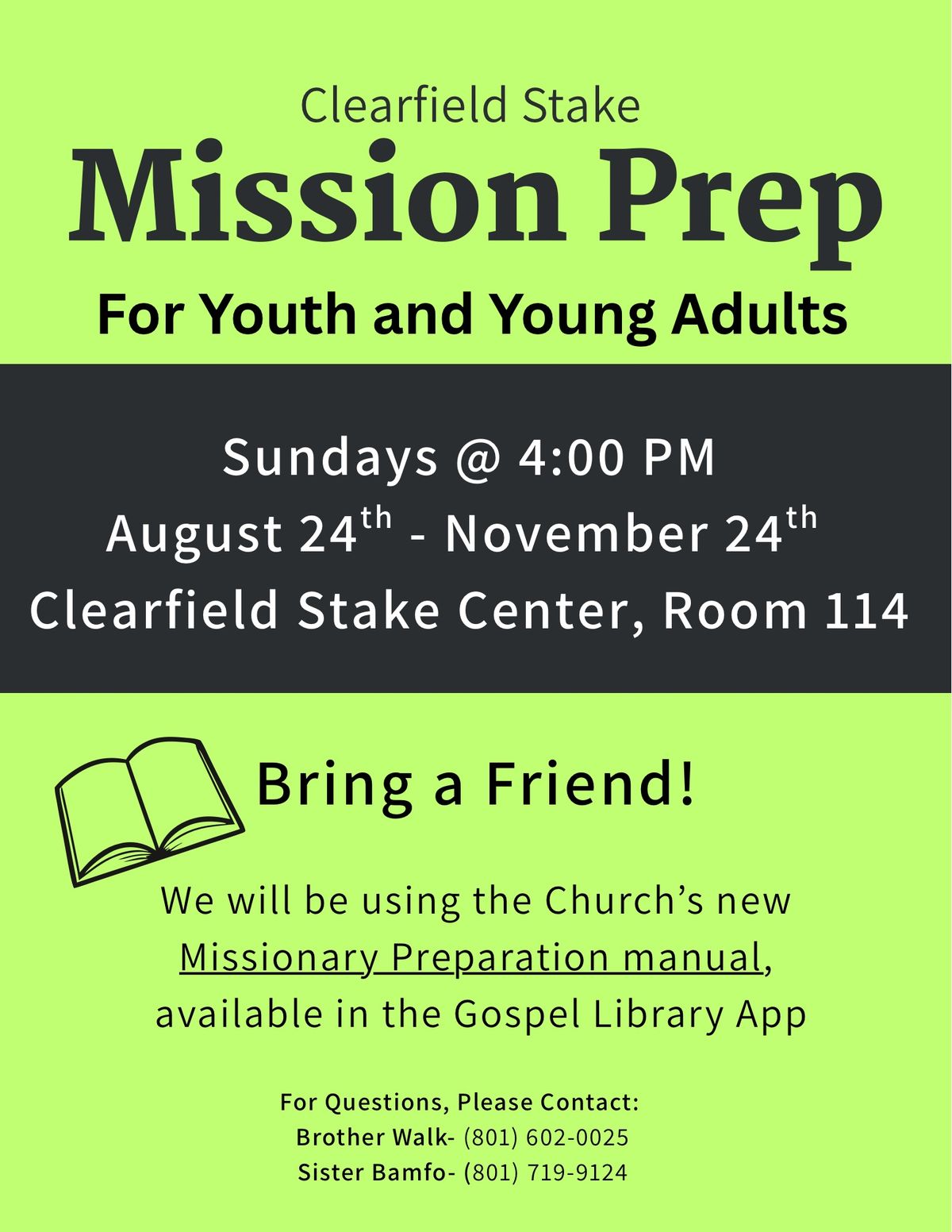 Missionary Prep