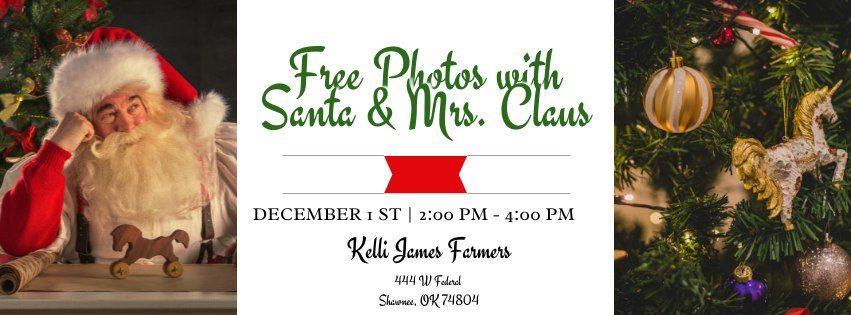 Free Photos with Santa & Mrs. Claus