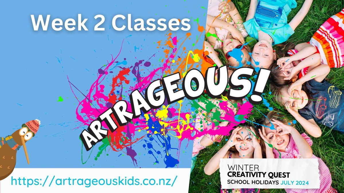 Artrageous School Holiday Programme July 2023 - Winter Creativity Quest