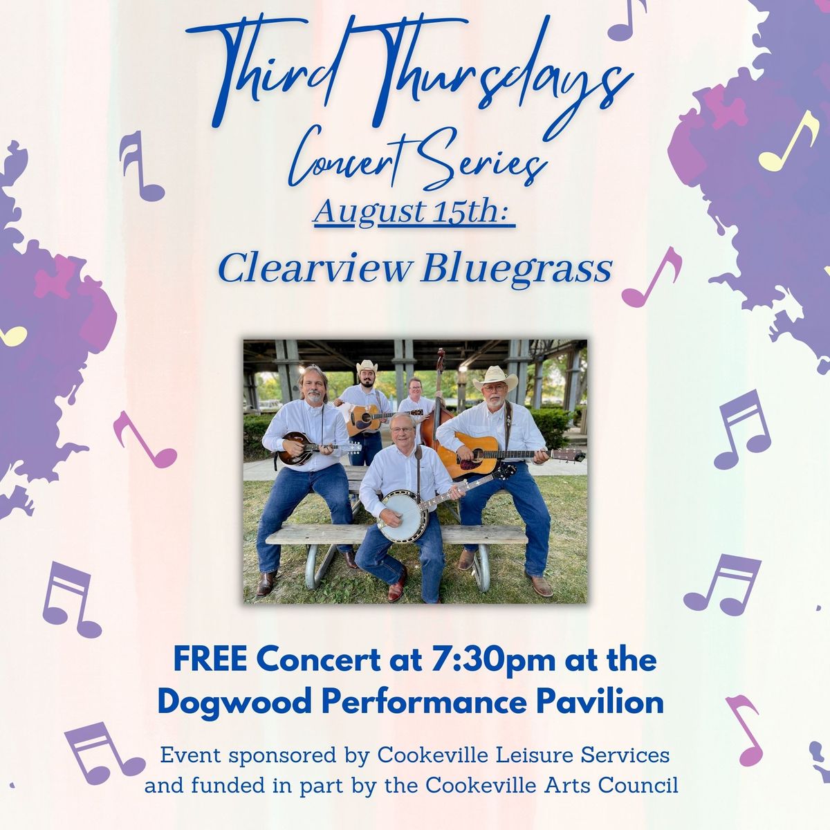 Third Thursday in the Park Concert Series: Clearview Bluegrass