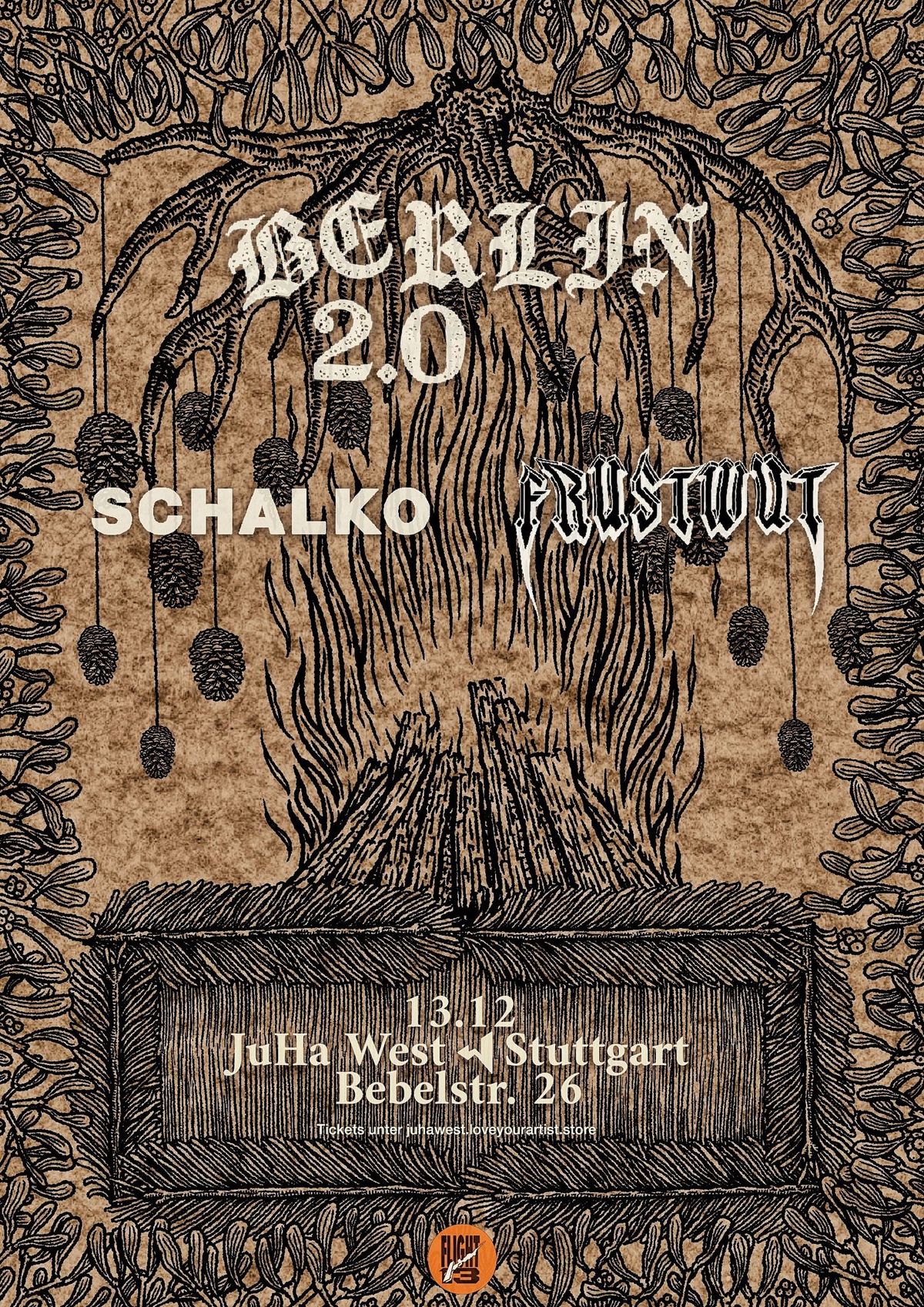 BERLIN 2.0 | X-MAS-Show | G\u00e4ste: Frustwut + Schalko im JuHa West