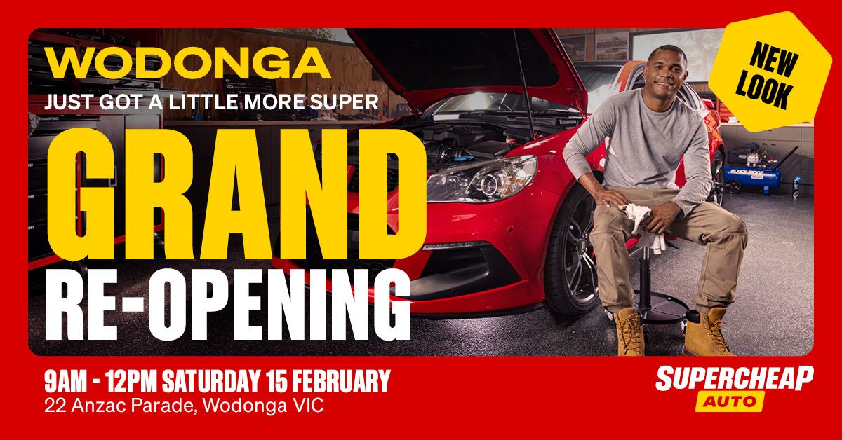 Supercheap Auto Wodonga Grand Re-Opening