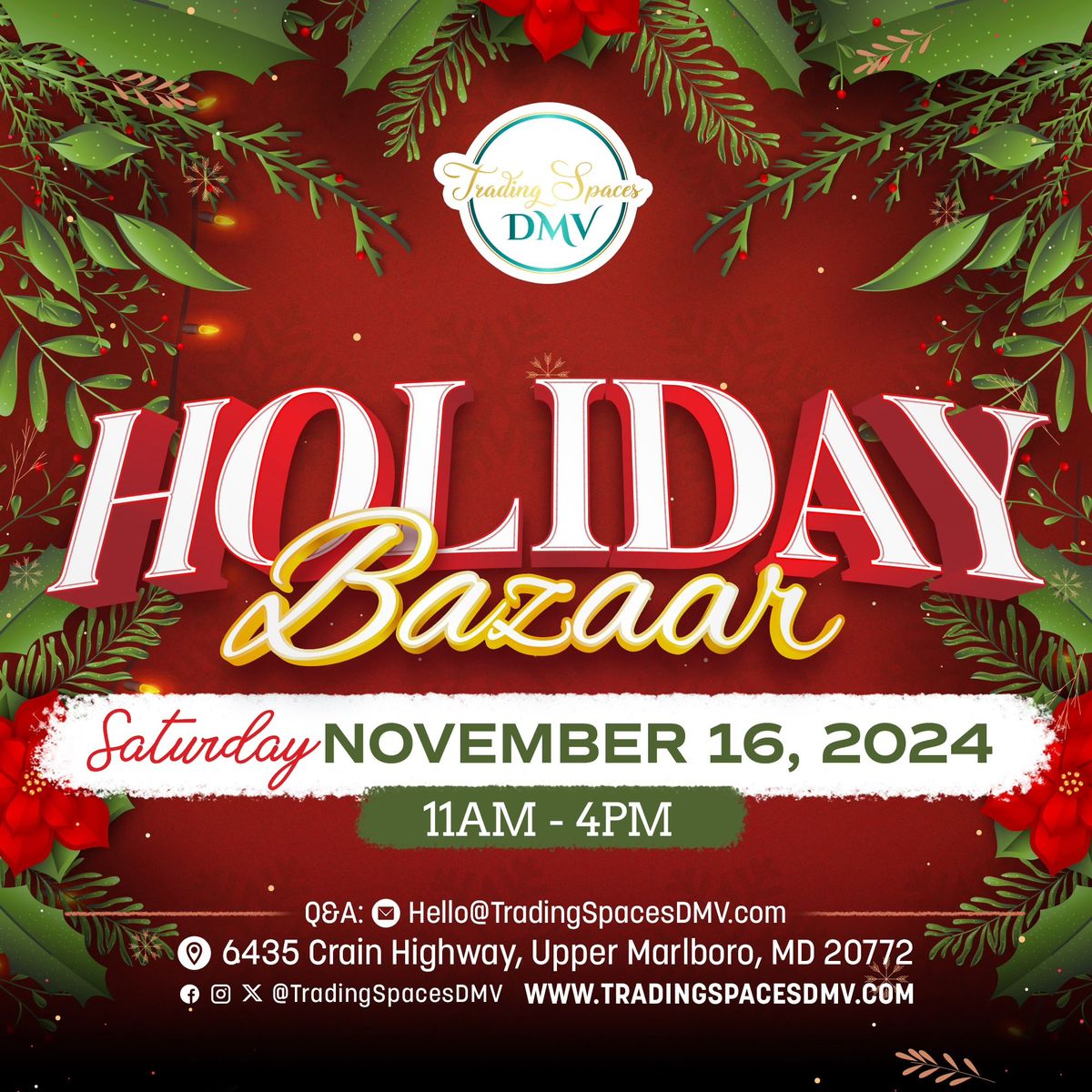 Holiday Bazaar!