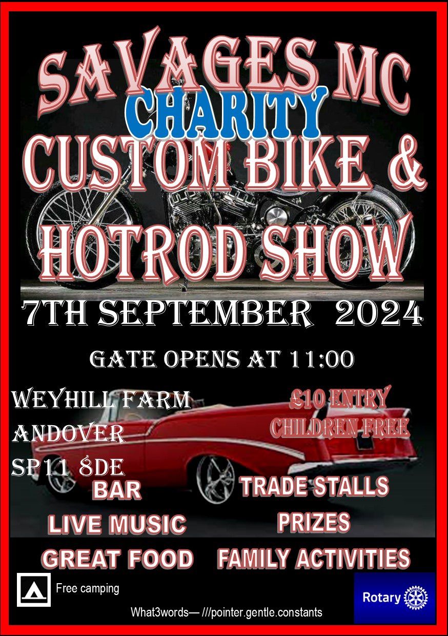 Savages MC Charity Custom Bike & HotRod Show 