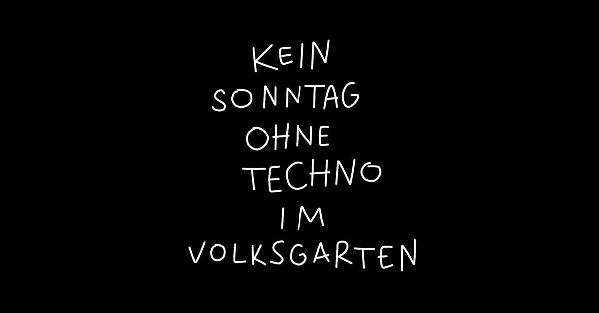 Kein Sonntag ohne Techno | im Volksgarten