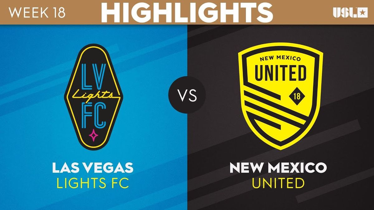 Las Vegas Lights FC at New Mexico United