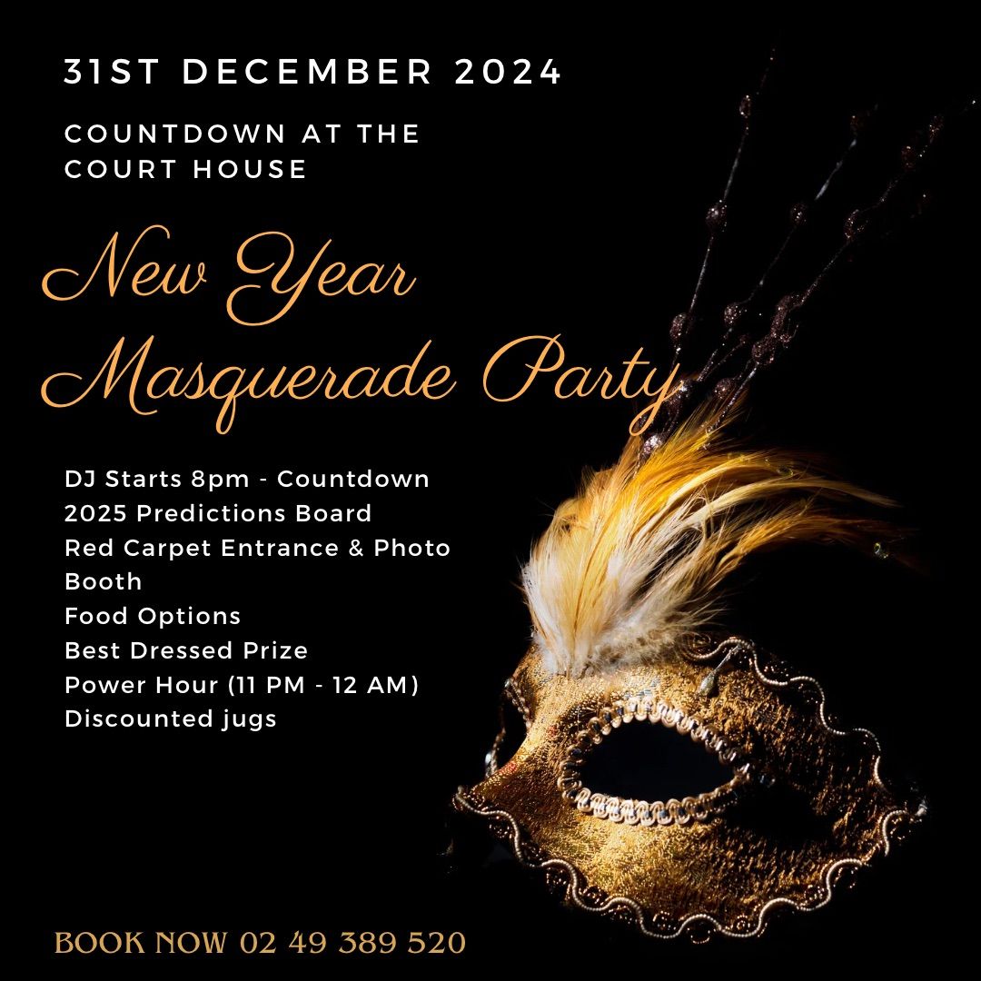 NYE - Masquerade Party \ud83c\udf89\ud83c\udfad