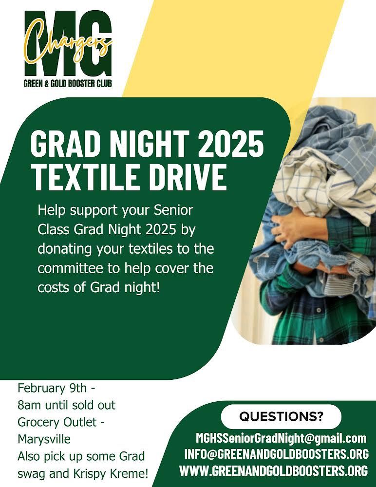 Grad Night 2025 Textile Drive