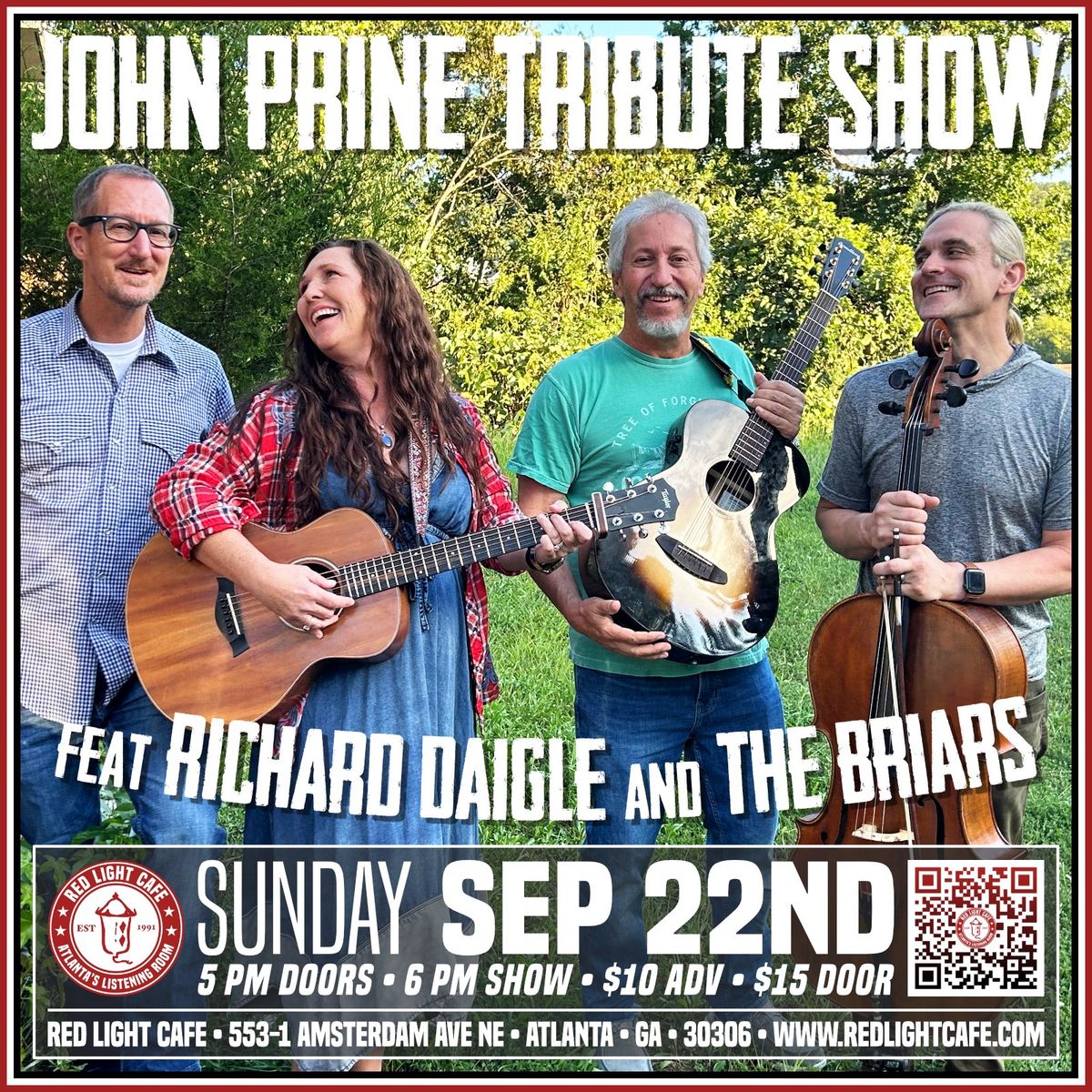 JOHN PRINE TRIBUTE SHOW feat. Richard Daigle and The Briars