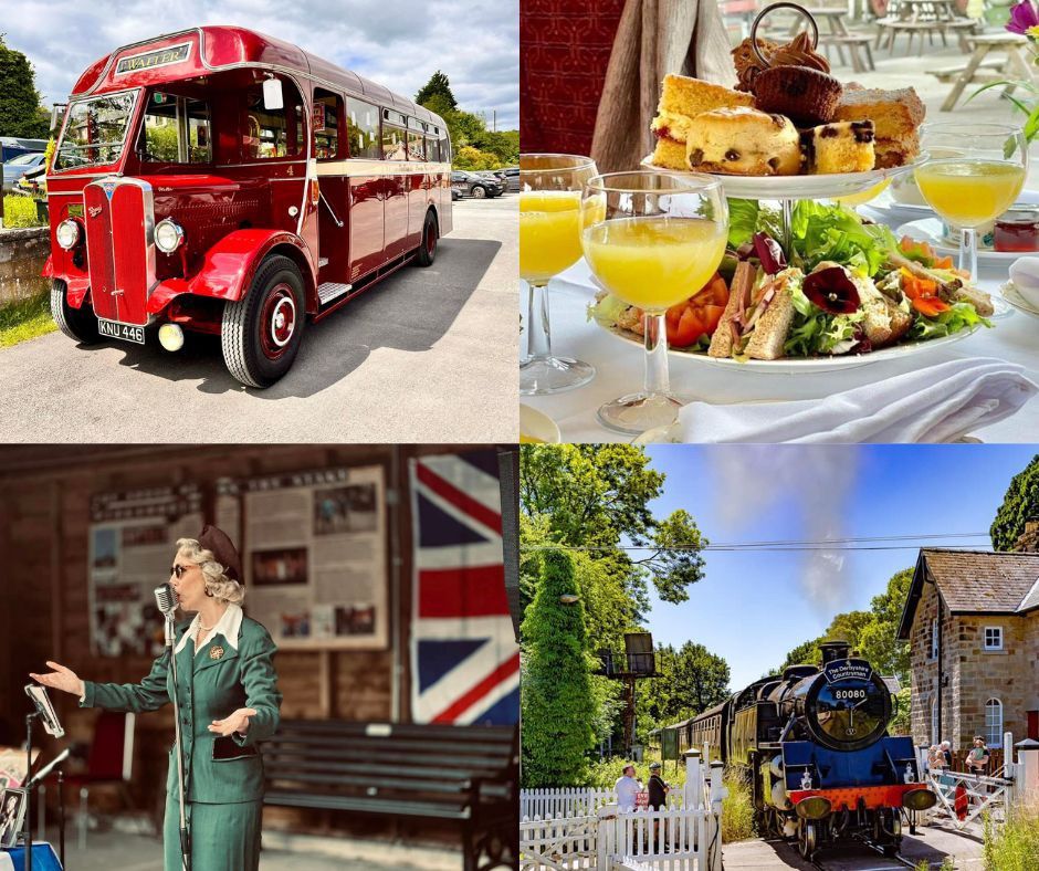 1940s Themed Heritage bus and steam train trip 