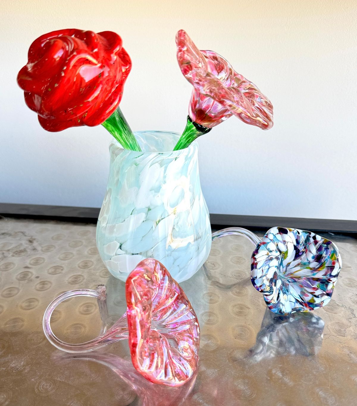 Make Your Own Blown Glass Flower with Wayne Manning - Glass in Vass at ARTworks Vass