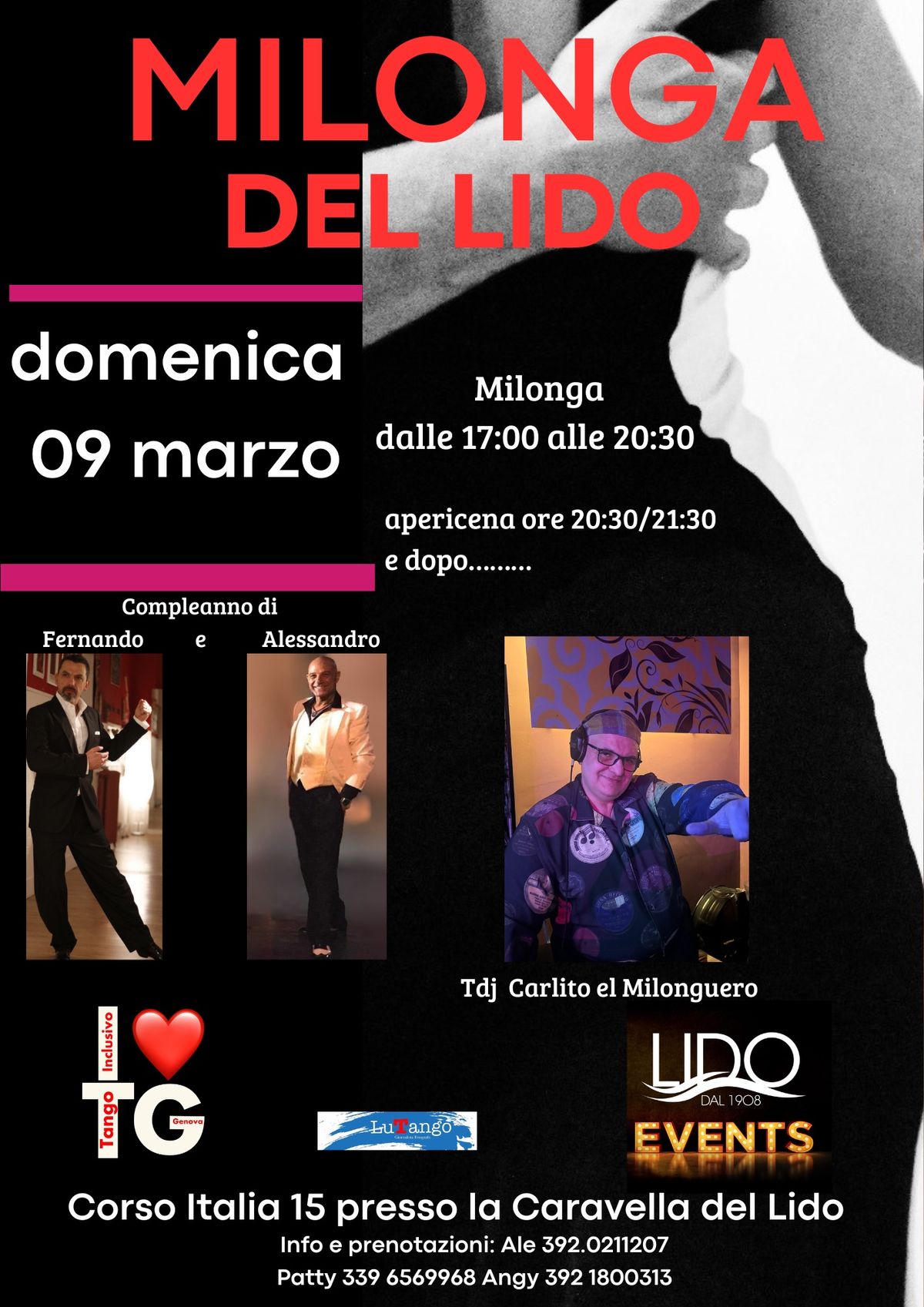 Milonga del Lido - la pomeridiana 