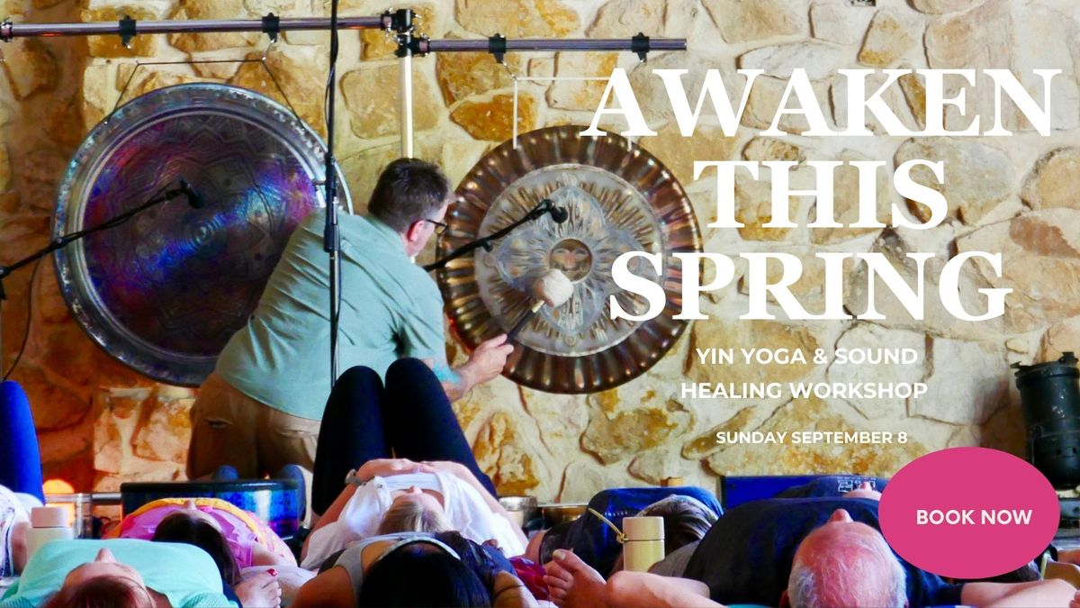 Spring Awakening: Yin Yoga & Sound Healing Workshop in the Adelaide Hills