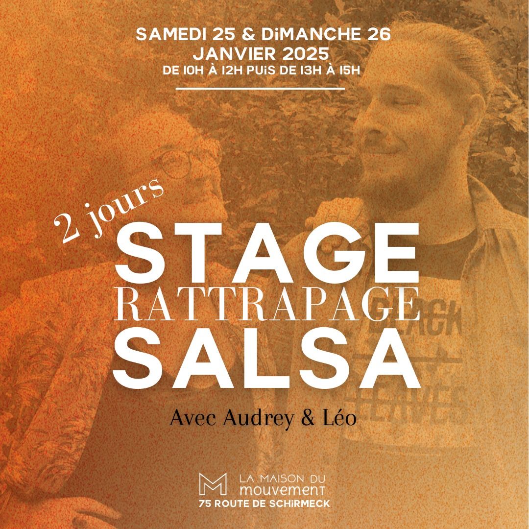 Stage de rattrapage sur 2 jours - Salsa cubaine